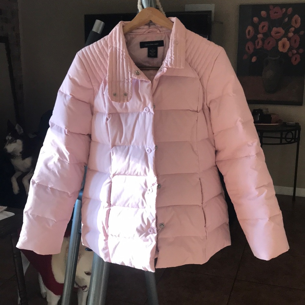 Calvin Klein Puffy Pink Jacket/coat
